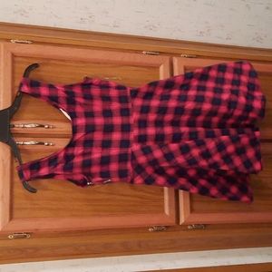 Illa Illa Plaid Print Dress